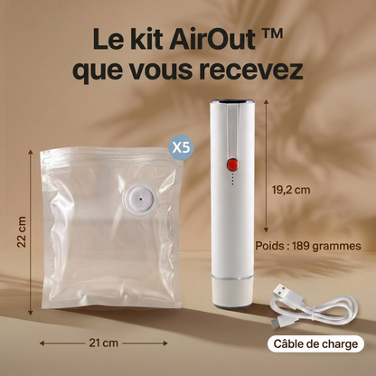 AirOut™ machine sous vide - QWAVEN
